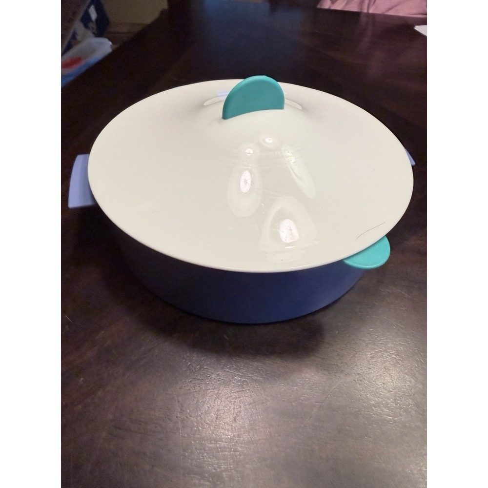 9" Tupperware Microwave Steamer Dish Strainer Rice Vegetable Cooker 3066A